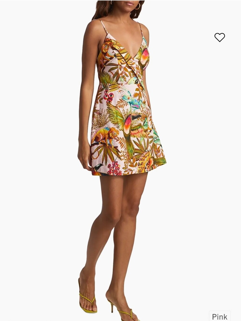 Farm Rio Into The Jungle Ruffled Minidress. - Picture 3 of 14